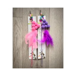 Žaislas katėms meškerė, 31 cm