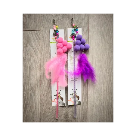 Žaislas katėms meškerė, 31 cm