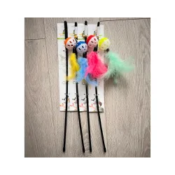 Žaislas katėms meškerė, 46 cm