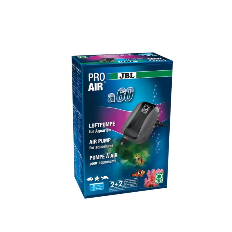 ProAir a60 oro pompa, 60 l/h, 2,5 W, 40-120 l akvariumams