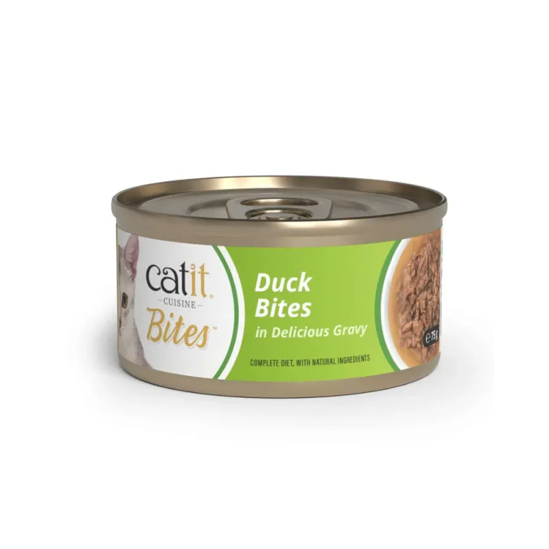 Catit Cuisine Bites konservai katėms su antiena, 75 g