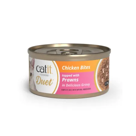 Catit Cuisine Duet konservai katėms su vištiena ir krevetėmis, 75 g