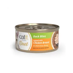 Catit Cuisine Duet konservai katėms su antiena ir vištiena, 75 g