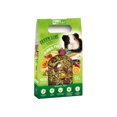 Nestor Premium Green Line pašaras jūrų kiaulytėms 1500 ml (500 g)
