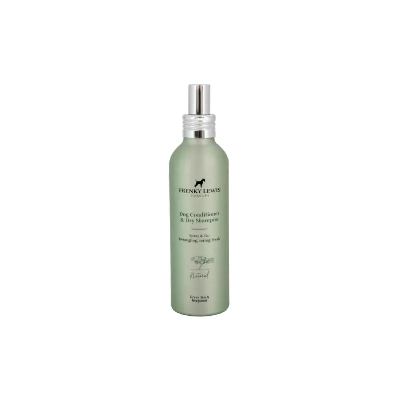 Sausas šampūnas - kondicionierius šunims Frenky Lewis Green Tea, Bergamot, 150 ml