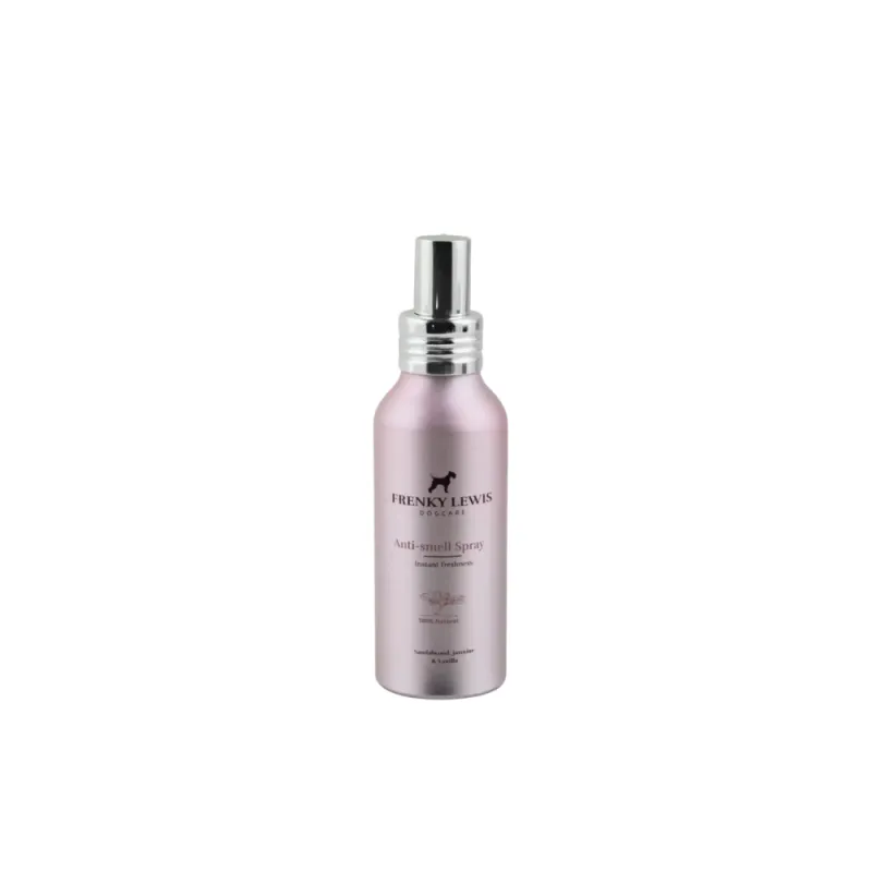 Kvapus neutralizuojantis purškiklis Frenky Lewis Sandalwood, Jasmine, Vanilla, 100 ml