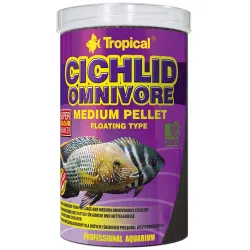 Tropical Cichlid Omnivore Medium Pellet pašaras | AKVANAMAI