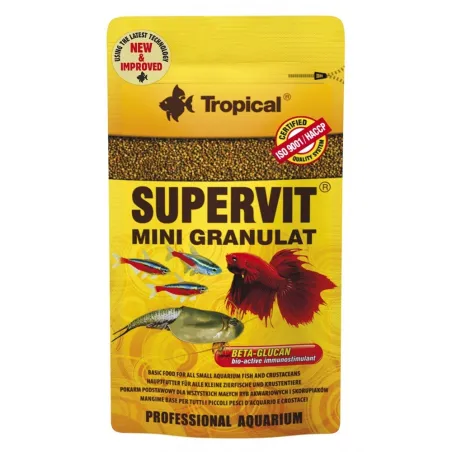 Tropical Supervit Mini Granulat pašaras smulkioms | AKVANAMAI