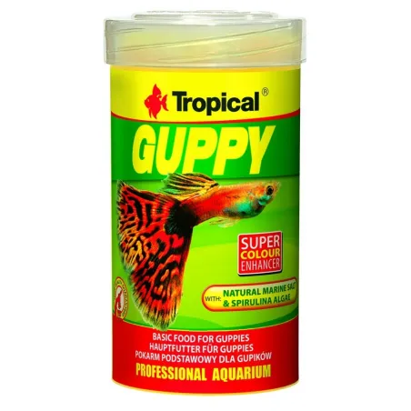 Tropical Guppy pašaras gupijoms ir gyvavedėms | AKVANAMAI