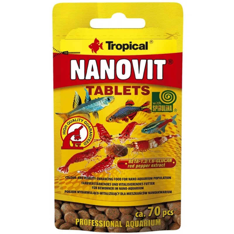Tropical Nanovit Granulat smulkioms akvariumo | AKVANAMAI