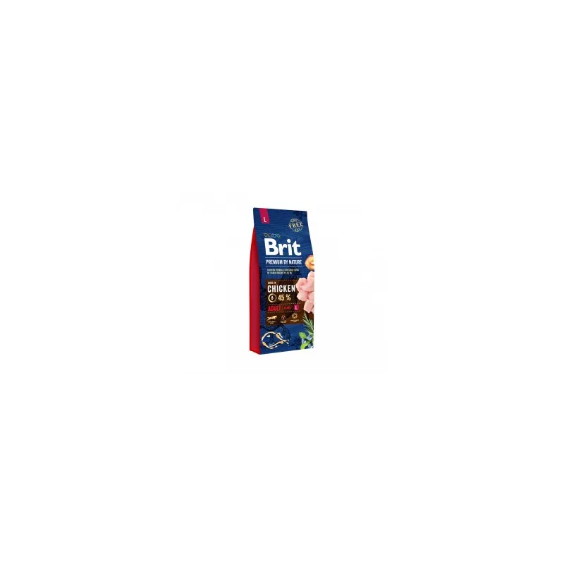 Brit Premium By Nature Adult L sausas pašaras šunims | AKVANAMAI