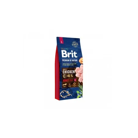 Brit Premium By Nature Adult L sausas pašaras šunims | AKVANAMAI