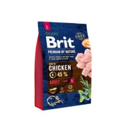 Brit Premium By Nature Adult L sausas pašaras šunims | AKVANAMAI