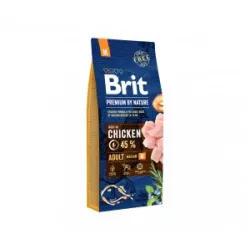 Brit Premium By Nature Adult M sausas pašaras šunims | AKVANAMAI