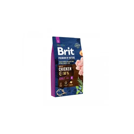 Brit Premium By Nature Adult S sausas pašaras šunims | AKVANAMAI