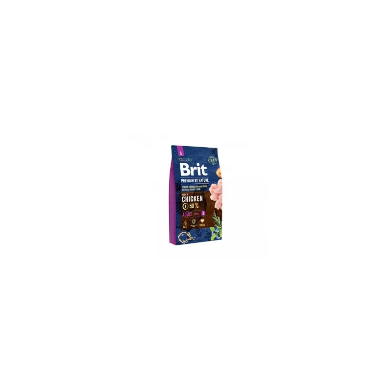 Brit Premium By Nature Adult S sausas pašaras šunims | AKVANAMAI