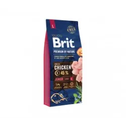 Brit Premium By Nature Junior L sausas pašaras | AKVANAMAI