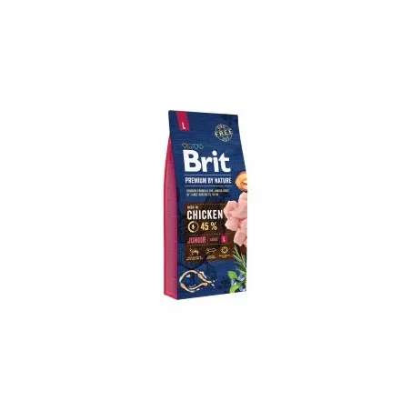 Brit Premium By Nature Junior L sausas pašaras | AKVANAMAI