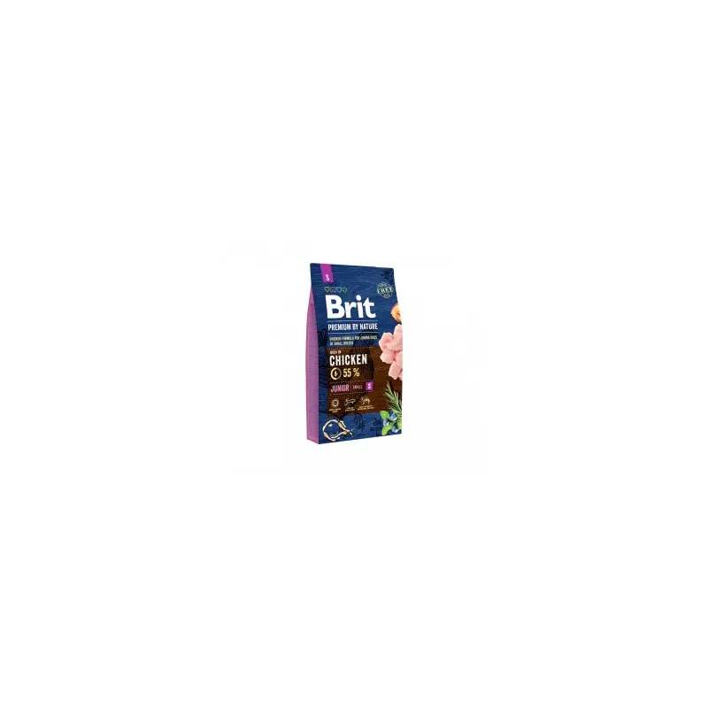 Brit Premium By Nature Junior S sausas pašaras | AKVANAMAI