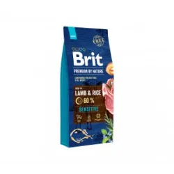 Brit Premium By Nature Sensitive Lamb sausas pašaras | AKVANAMAI