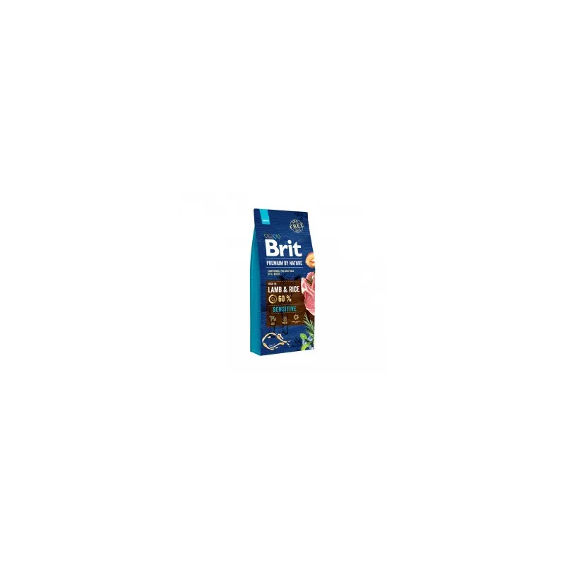 Brit Premium By Nature Sensitive Lamb sausas pašaras | AKVANAMAI