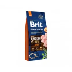 Brit Premium By Nature Sport sausas pašaras šunims | AKVANAMAI