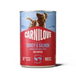 CARNILOVE Paté Turkey & Salmon for Puppies | AKVANAMAI
