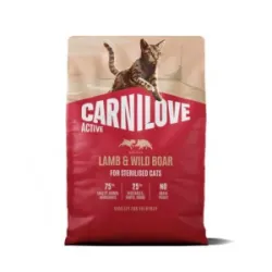CARNILOVE ACTIVE Cat Lamb & Wild boar Sterilised | AKVANAMAI