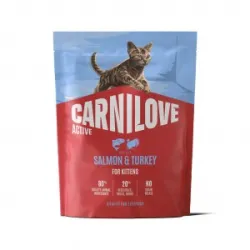 CARNILOVE ACTIVE Cat Salmon & Turkey Kitten sausas | AKVANAMAI