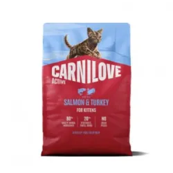 CARNILOVE ACTIVE Cat Salmon & Turkey Kitten sausas | AKVANAMAI