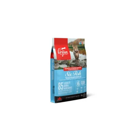 Orijen Six Fish Cat sausas pašaras katėms 5,4 kg | AKVANAMAI