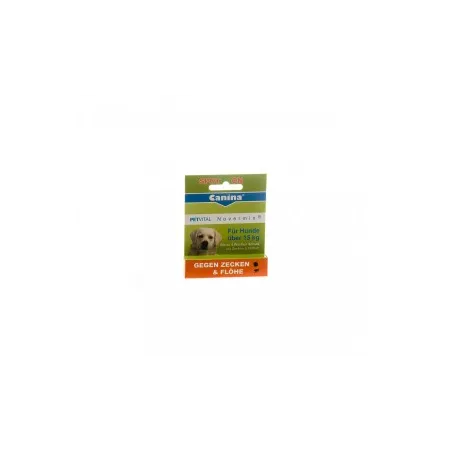Canina Petvital Novermin lašai šunims virš 15kg 4ml | AKVANAMAI