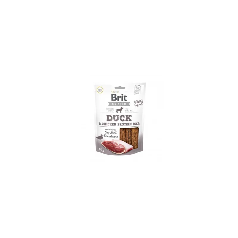 Brit Jerky Duck Protein Bar skanėstas 80 g | AKVANAMAI