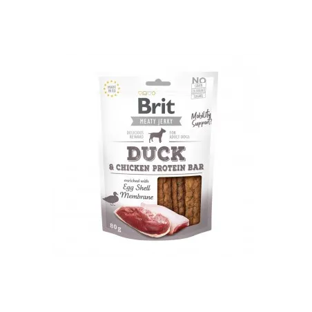 Brit Jerky Duck Protein Bar skanėstas 80 g | AKVANAMAI