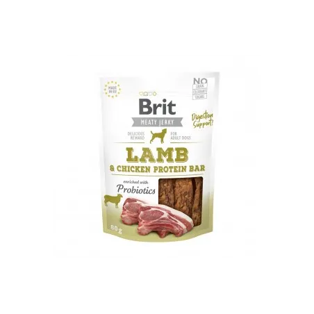 Brit Jerky Lamb Protein Bar skanėstas 80 g | AKVANAMAI