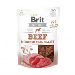 Brit Jerky Beef&Chicken Fillets skanėstas 80 g | AKVANAMAI