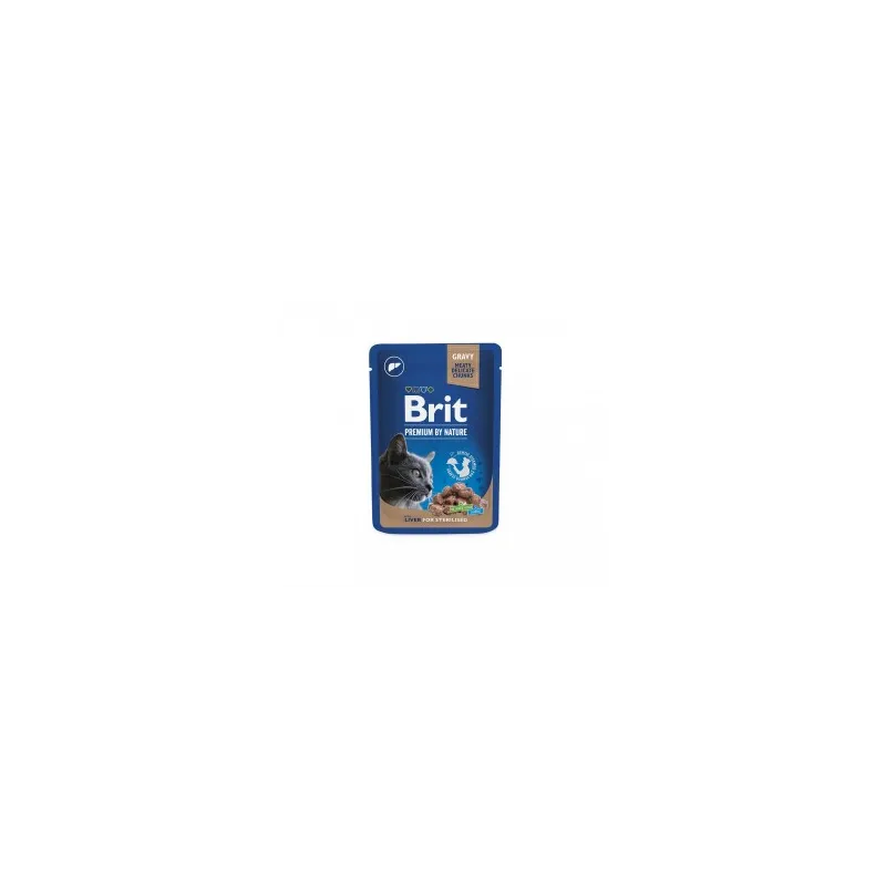 Brit Premium konservuotas pašaras katėms maiš. Liver | AKVANAMAI