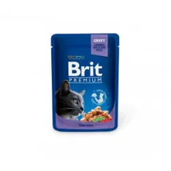 Brit Premium konservuotas pašaras katėms maiš. Cod | AKVANAMAI
