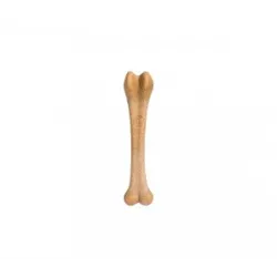 Žaislas kaulas guminis su bambuko pluoštu 18,4cm | AKVANAMAI