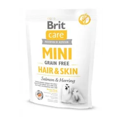 Brit Care Mini Hair&Skin sausas pašaras mažų veislių | AKVANAMAI