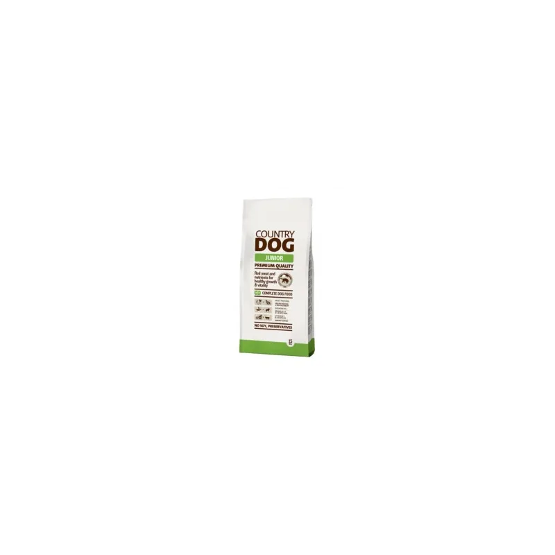 Country Dog Junior sausas pašaras jauniems šunims 15 kg