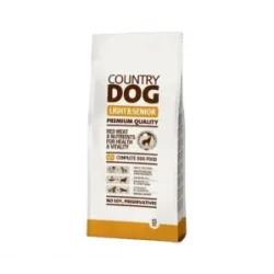 Country Dog Light Senior sausas pašaras vyresnio amžiaus šunims 15 kg
