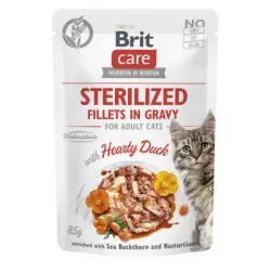Brit Care Cat Sterilized Fillets in Gravy with | AKVANAMAI
