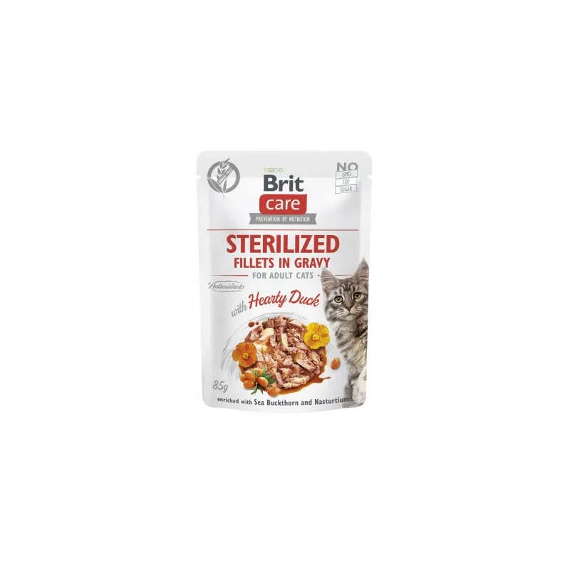 Brit Care Cat Sterilized Fillets in Gravy with | AKVANAMAI