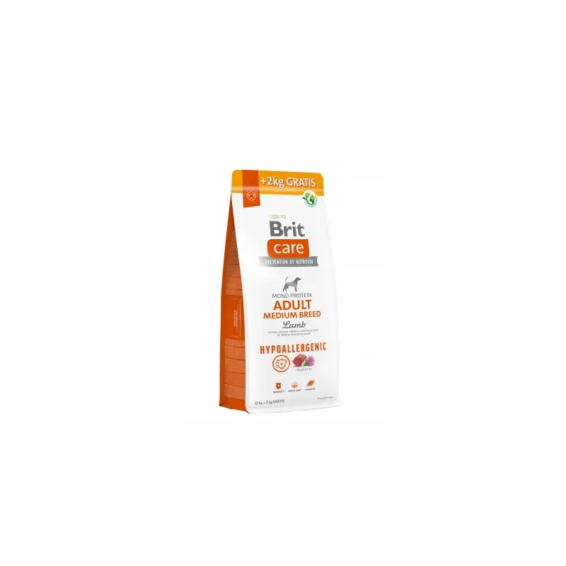 Brit Care Hypoallergenic Adult Medium Breed Lamb | AKVANAMAI
