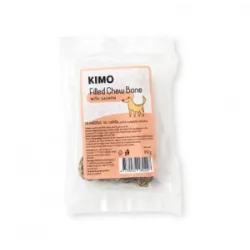 Kimo Filled Chew Bone with Salmon skanėstas – kaulas | AKVANAMAI