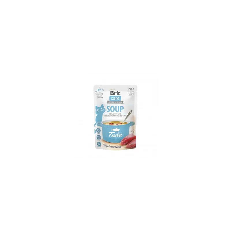 Brit Care Cat Soup Tuna sriuba su tunu katėms 75g | AKVANAMAI