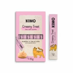 Kimo Cat Creamy Tuna Salmon tyrelės skanėstas katėms | AKVANAMAI