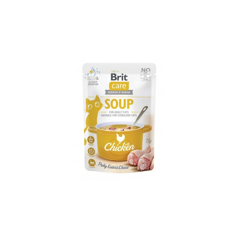 Brit Care Cat Soup Chicken sriuba su vištiena katėms | AKVANAMAI