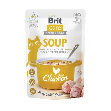 Brit Care Cat Soup Chicken sriuba su vištiena katėms | AKVANAMAI